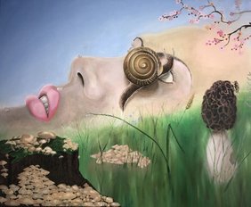 Foto aus einem Ölmalkurs der vhs.